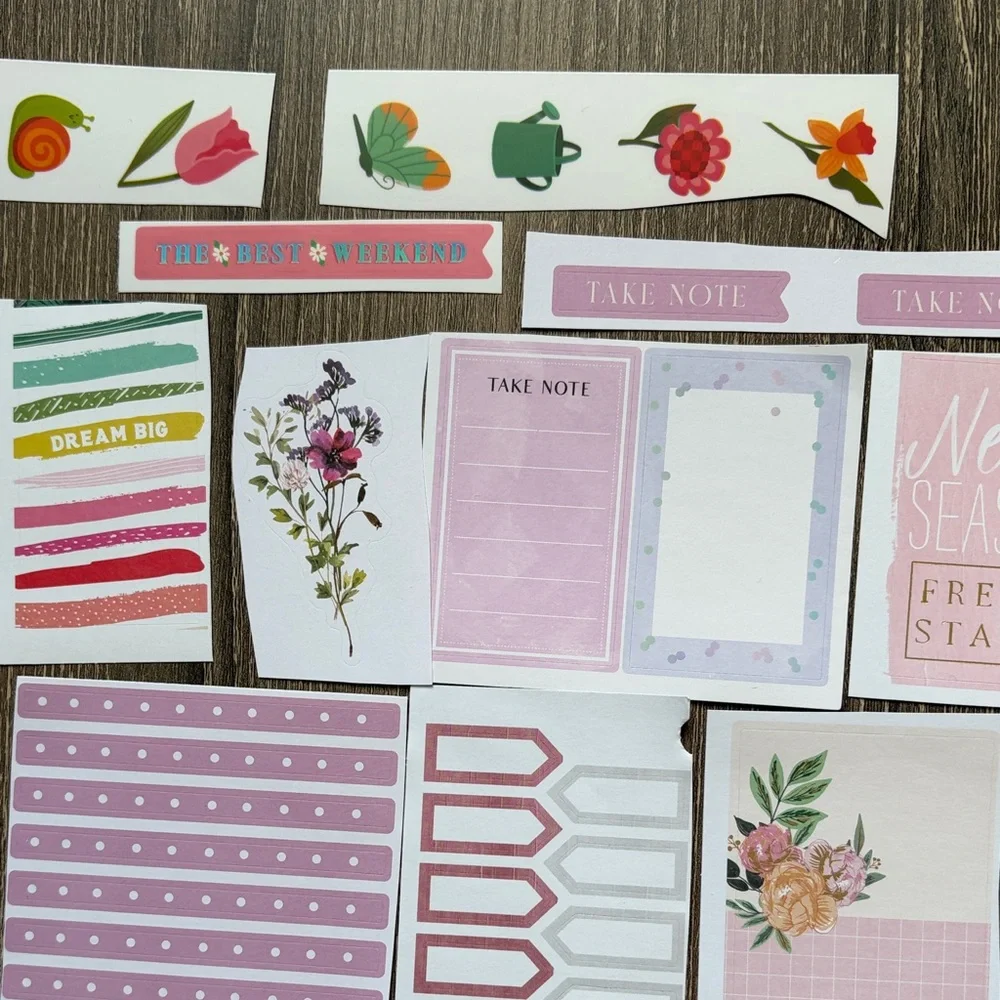 ❤️$4 Pink Hues Not So Mystery Happy Planner Sticker Set